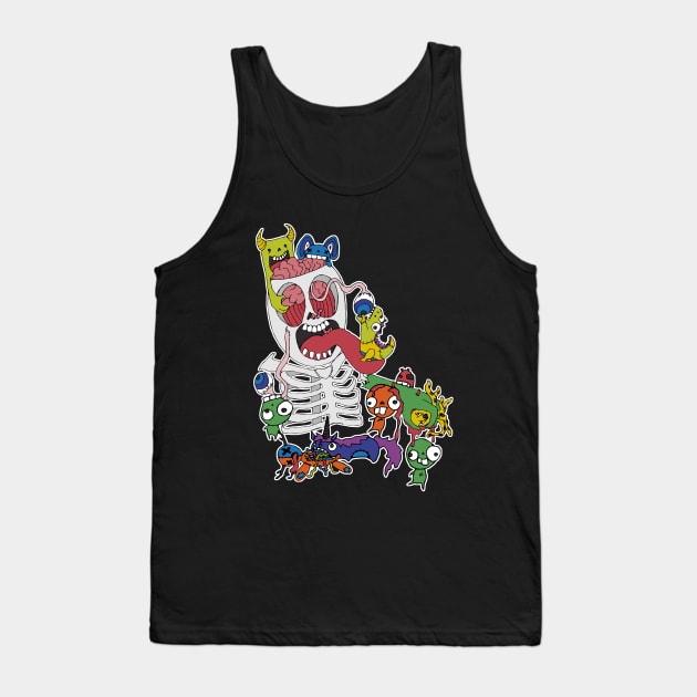 Mmm.. Brains! (Zombie Mayhem) Tank Top by nukesgoboom